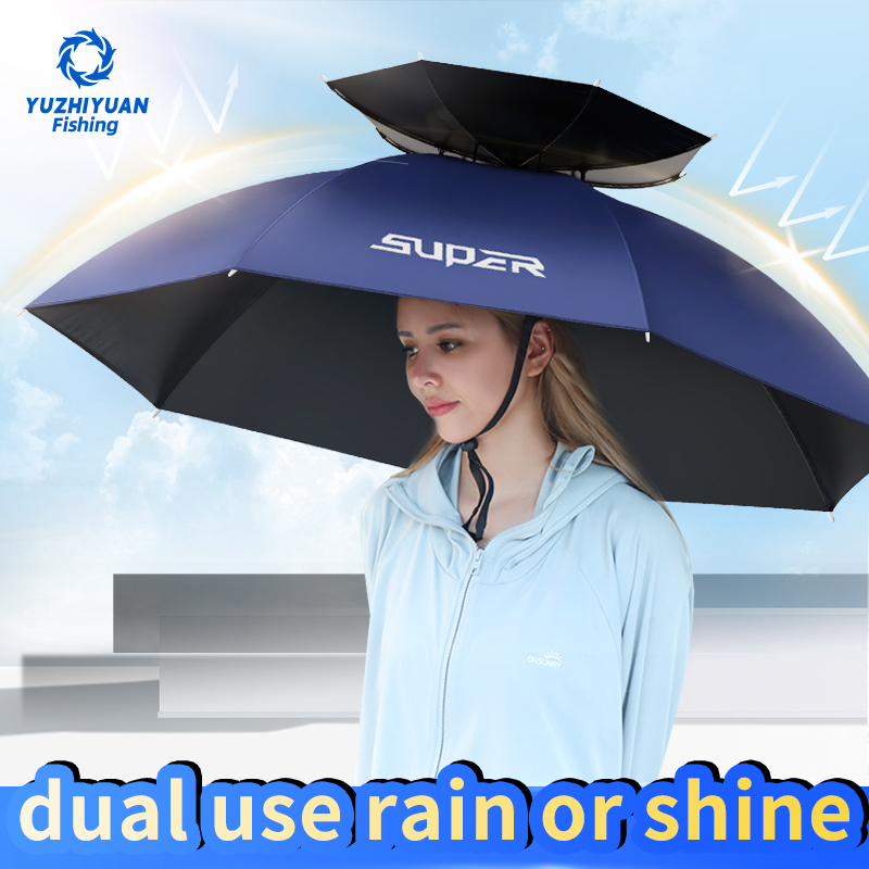 Fish Finder Gps - YUZHIYUAN Portable Folding Umbrella Hat UPF