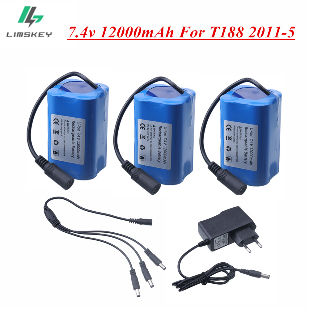 7.4V 12000mAh Battery with USB – Fish Finder Charger Bewertung und Preis