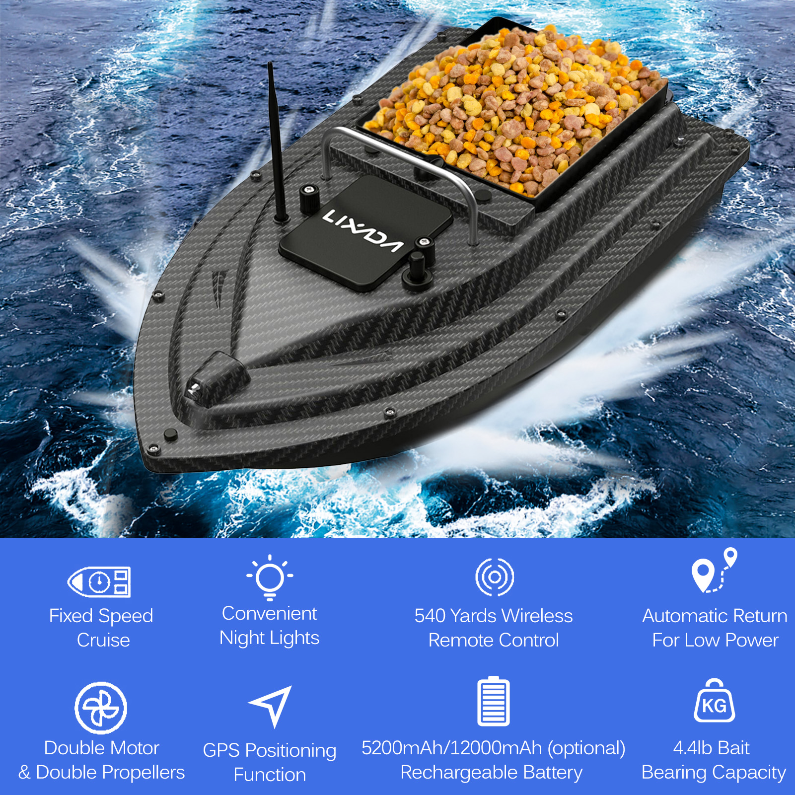 Fishing Bait Boat GPS Fishing  – Fishing Gps Bewertung und Preis