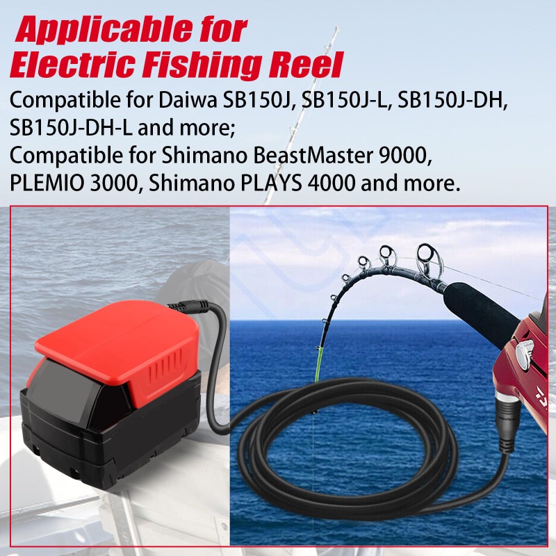 Portable Fishing Reel Adapter  – Fish Finder Battery Bewertung und Preis