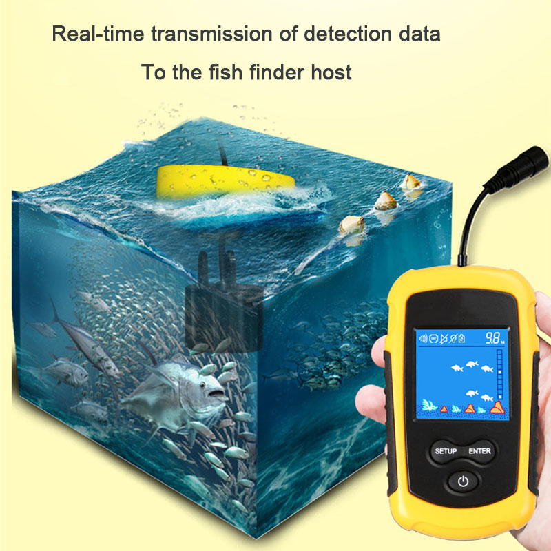 100M Wired Color Screen Portab – Fish Finder Portable Bewertung und Preis