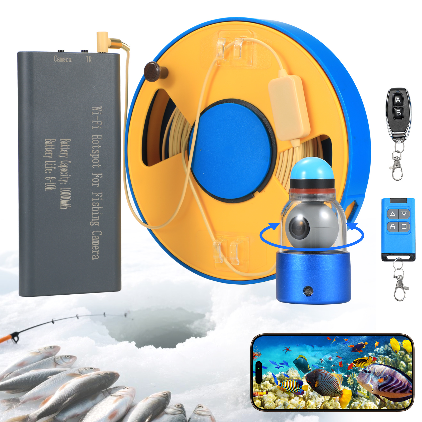 WIFI 360° Underwater Fishing C – Fish Finder Portable Bewertung und Preis