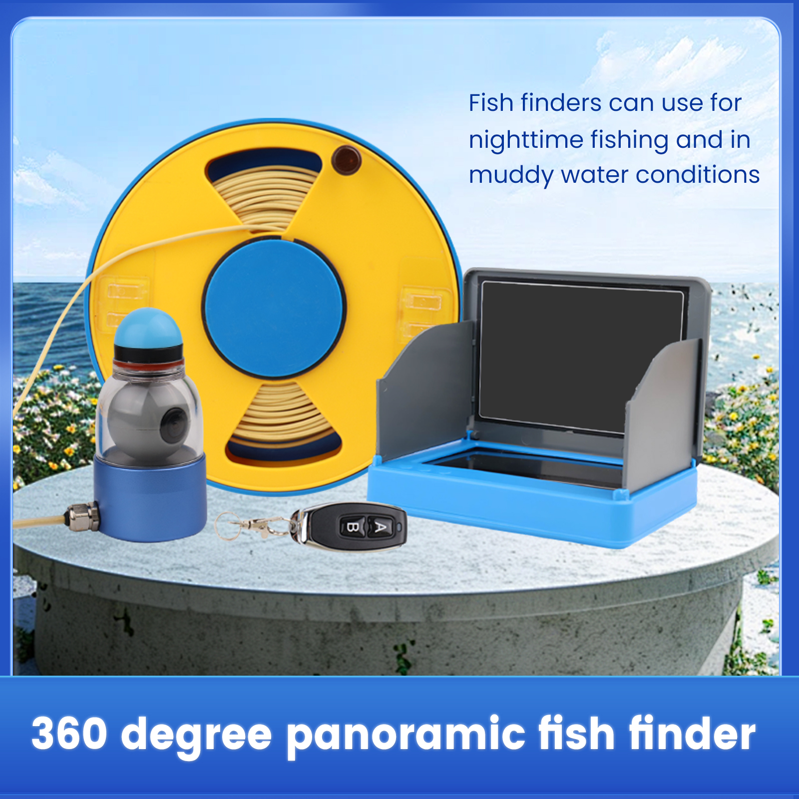WIFI 360° Underwater Fishing C – Fish Finder Portable Bewertung und Preis