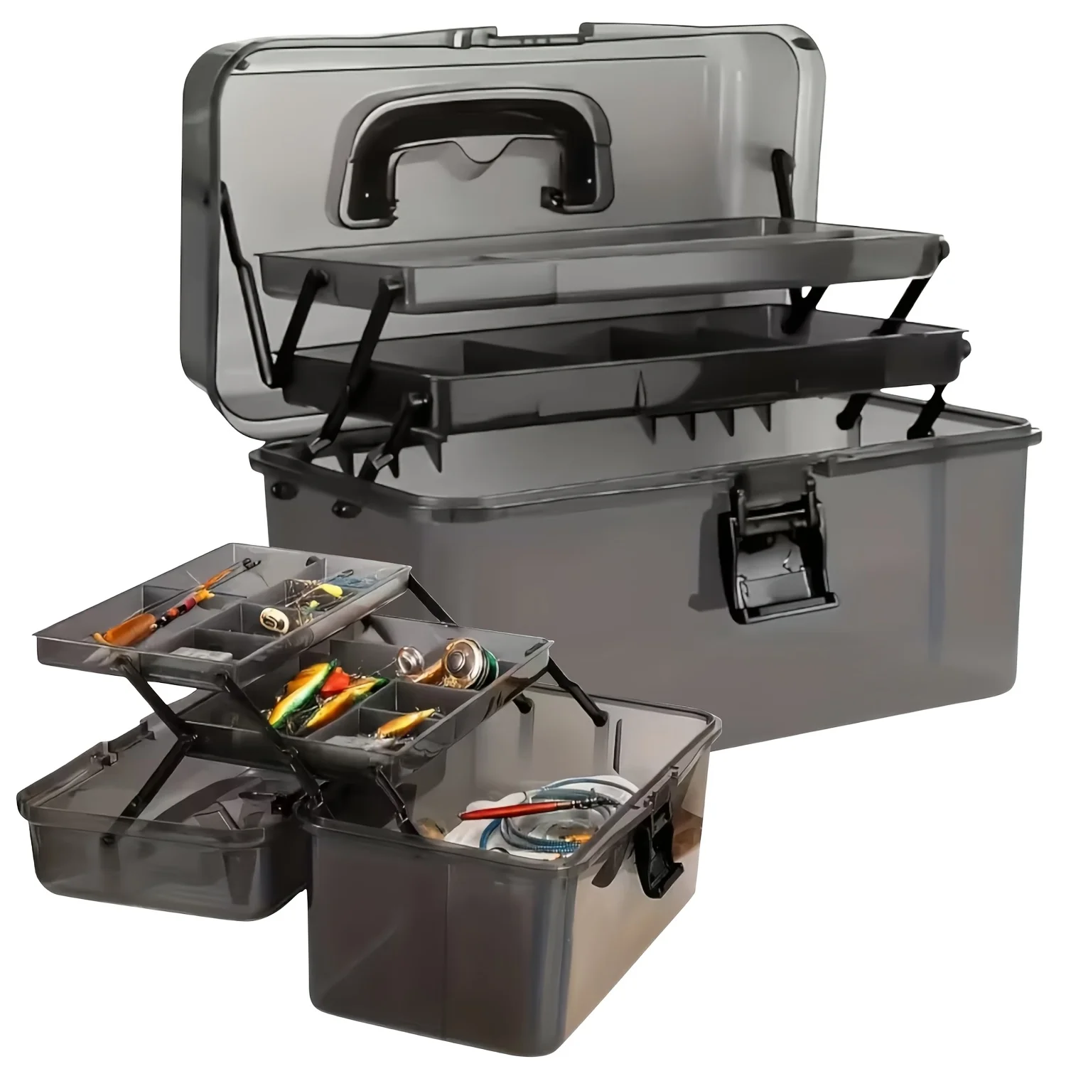 Durable PE Fishing Gear Box |  – Fish Finder Case Bewertung und Preis