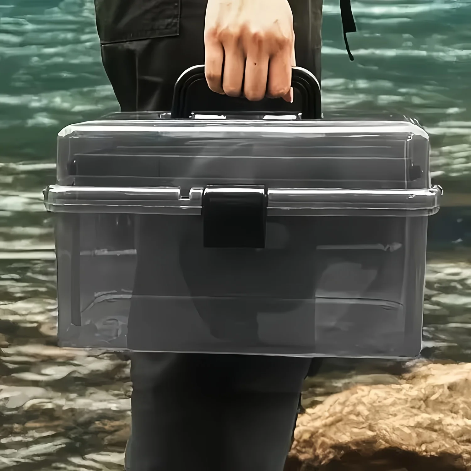 Durable PE Fishing Gear Box |  – Fish Finder Case Bewertung und Preis