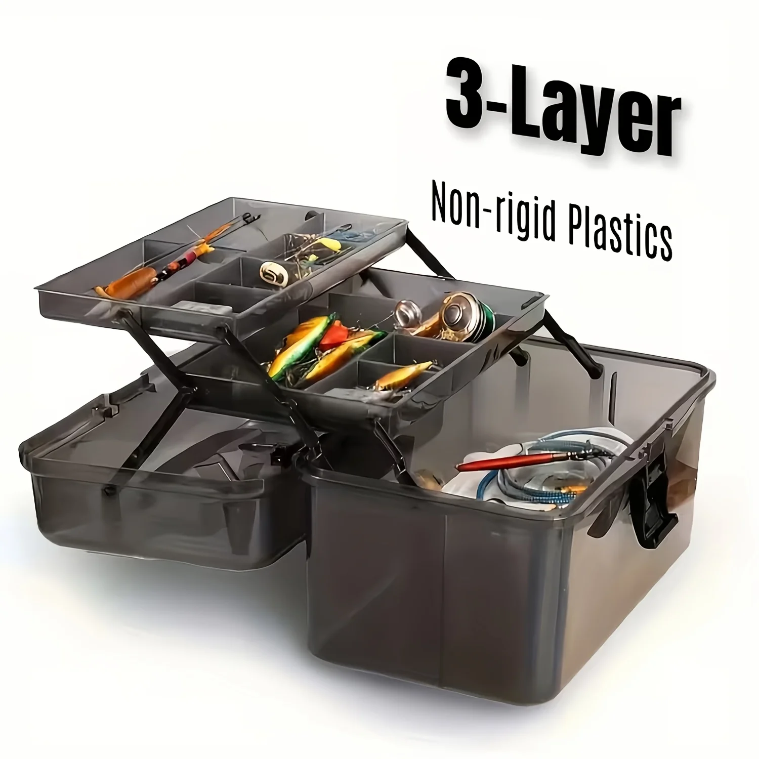 Durable PE Fishing Gear Box |  – Fish Finder Case Bewertung und Preis