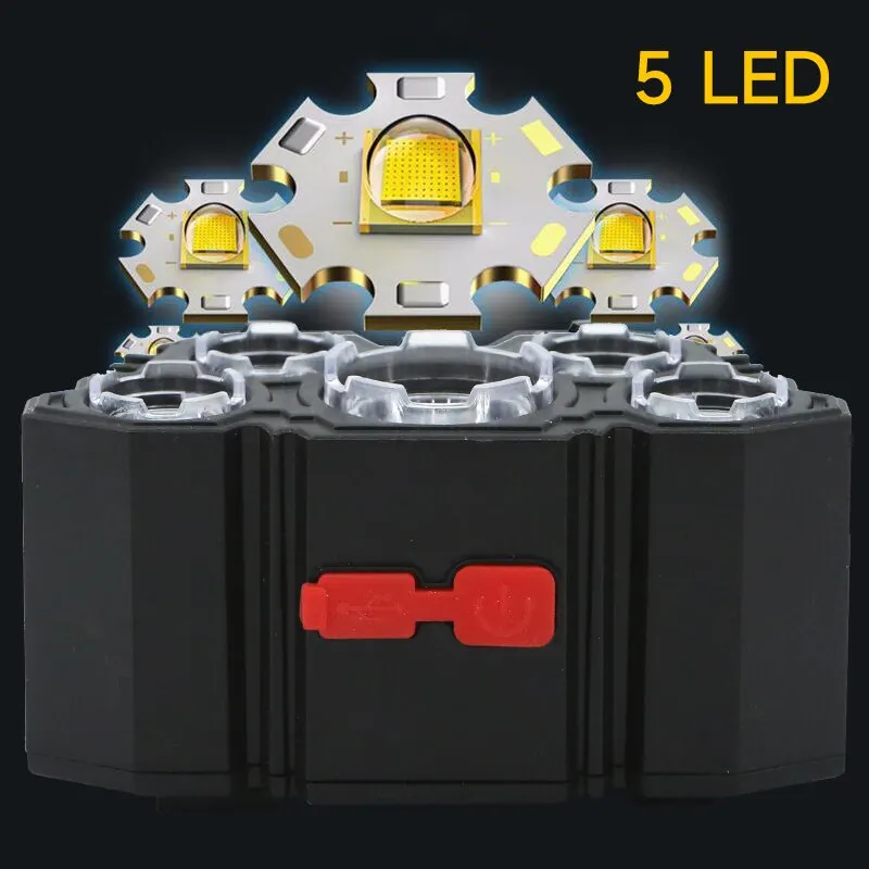 Rechargeable 5 LED Headlamp St – Fish Finder Battery Bewertung und Preis