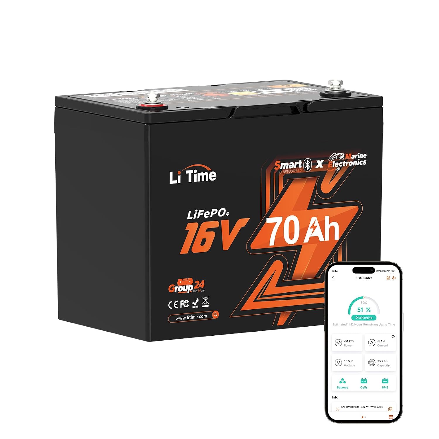 Lithium Fish Finder Battery 16 – Fish Finder Battery Bewertung und Preis