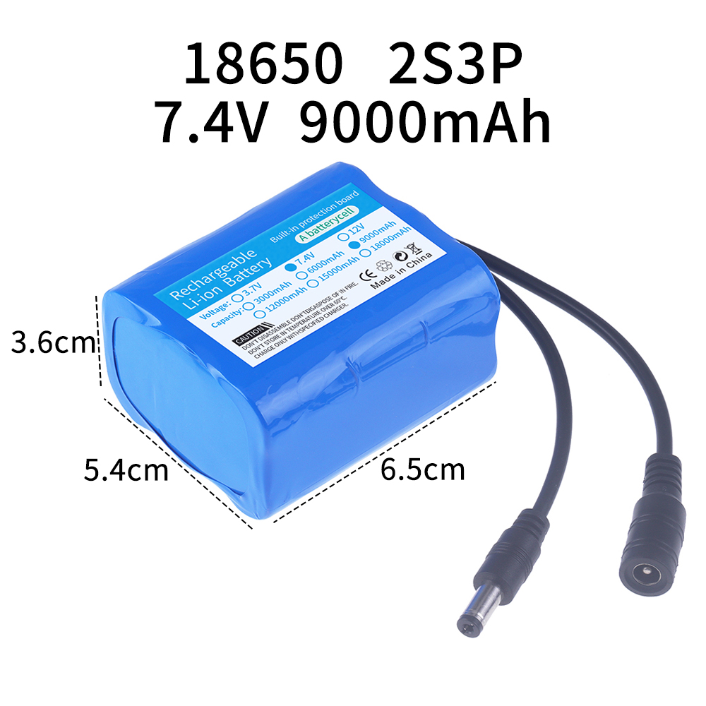 7.4V battery 3000mah/6000mah/9 – Fish Finder Transducer Bewertung und Preis