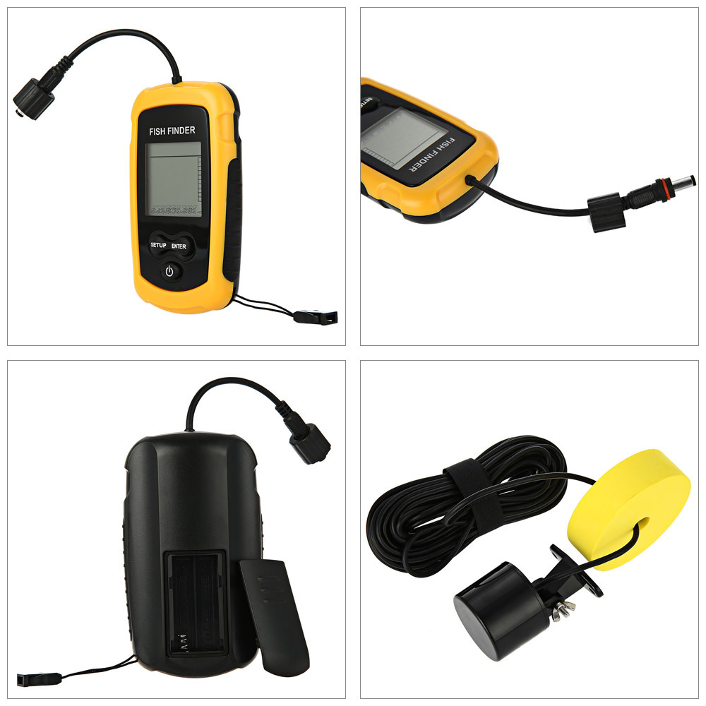 Alarm 100M Portable Sonar Fish – Fish Finder Transducer Bewertung und Preis