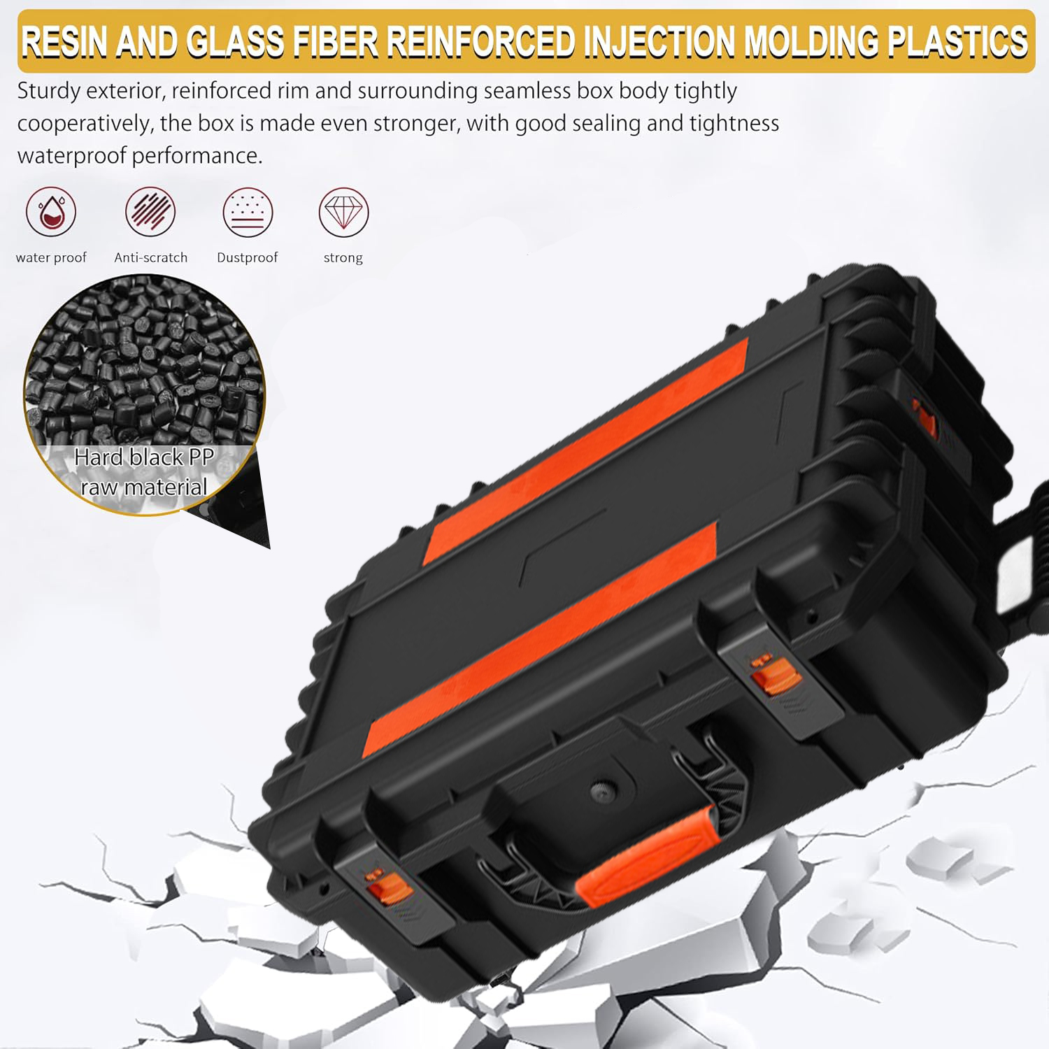 Pre Cut Foam Hard Case Waterpr – Fish Finder Case Bewertung und Preis