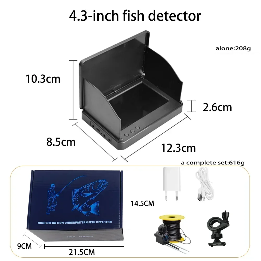 YS43A 4.3-inch Fish Detector U – Fish Finder Battery Bewertung und Preis