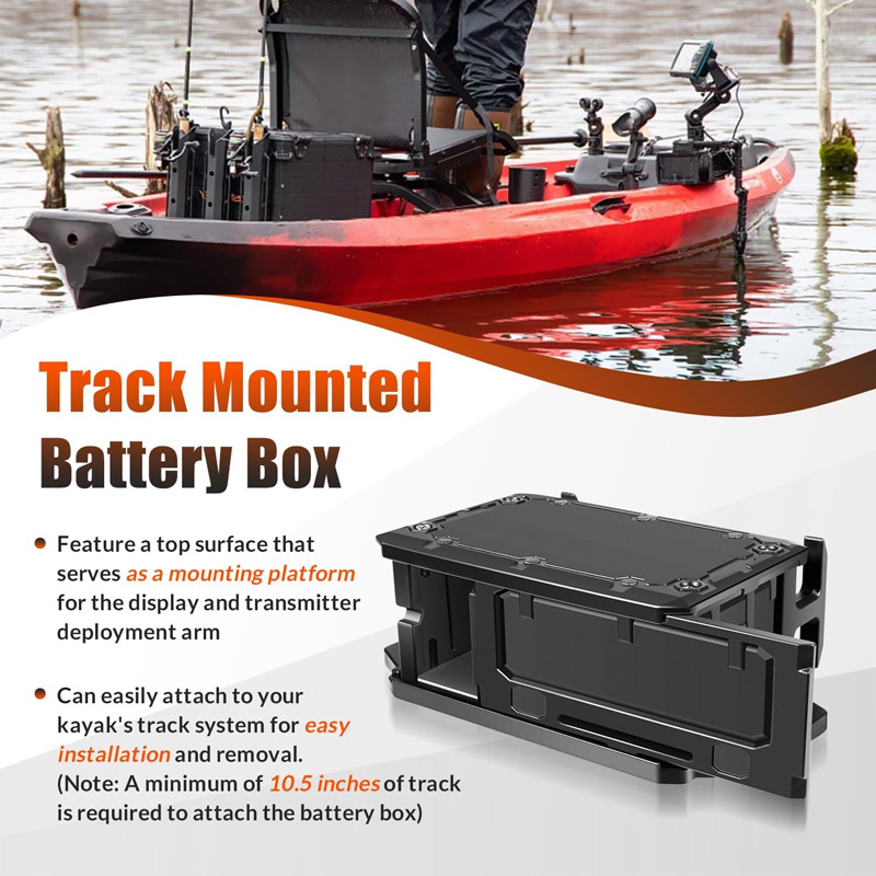 Track Mounted Battery Box for  – Fish Finder Transducer Bewertung und Preis