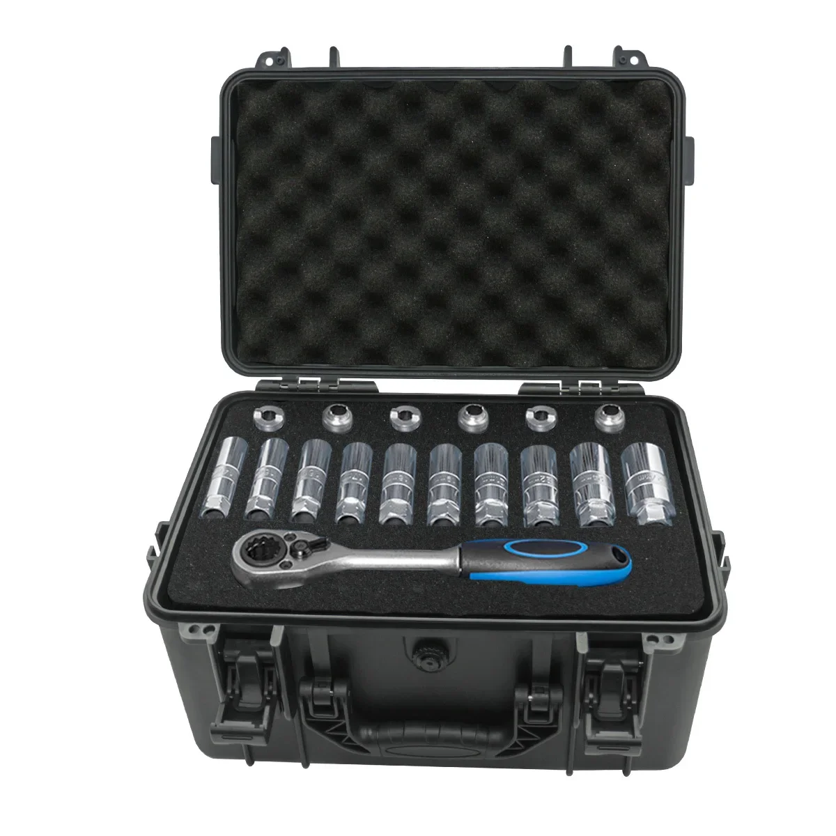 1 portable toolbox with pre cu – Fish Finder Case Bewertung und Preis