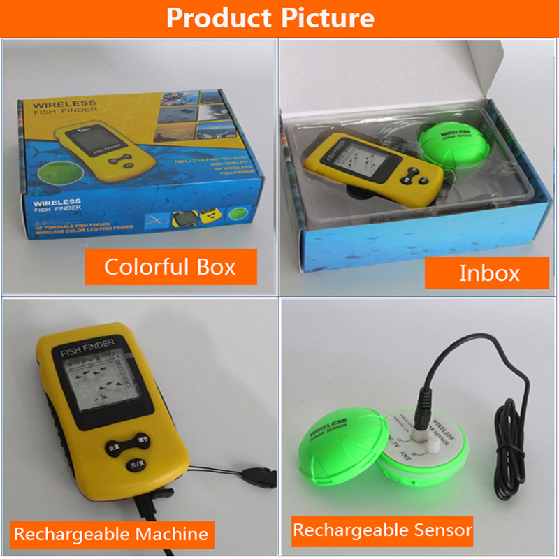 Brand New Colorful Wireless Fi – Fish Finder Transducer Bewertung und Preis